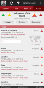 Volcanoes & Earthquakes 2.16.0 screenshot 3