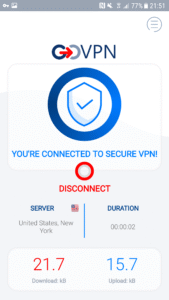 VPN secure fast proxy by GOVPN 1.9.8.2 screenshot 2