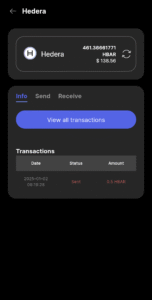 Wallypto Beta 0.18.0 screenshot 5