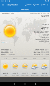 Weather & Clock Widget 6.5.4.7 screenshot 9