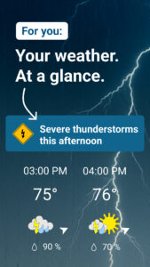 Weather & Radar Forecast 2025.7 screenshot 1