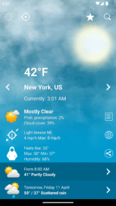 Weather XL PRO 1.5.7.0 screenshot 1