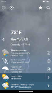 Weather XL PRO 1.5.7.0 screenshot 2