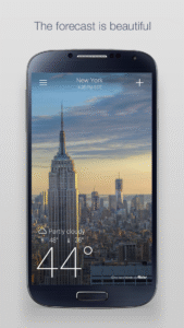 Yahoo Weather: Forecast & Maps 1.58.0 screenshot 1