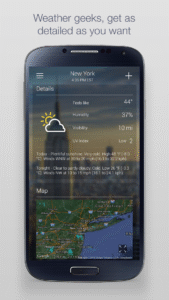 Yahoo Weather: Forecast & Maps 1.58.0 screenshot 3