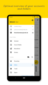 WEB.DE Mail & Cloud 8.13.1 screenshot 2