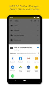 WEB.DE Mail & Cloud 8.13.1 screenshot 5