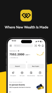 WEEX - Buy Bitcoin & Crypto 4.4.10 screenshot 1