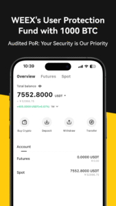 WEEX - Buy Bitcoin & Crypto 4.4.10 screenshot 12