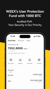 WEEX - Buy Bitcoin & Crypto 4.4.10 screenshot 4