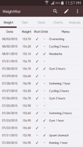 WeightWar - Weight Tracker 2.10.35 screenshot 1
