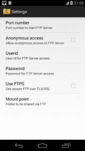 WiFi FTP Server 2.2.9 screenshot 4