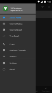WiFi Analyzer (open-source) 3.2.1 screenshot 1