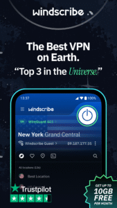 Windscribe: Fast & Secure VPN 3.90.1739 screenshot 1