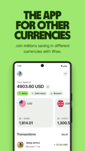 Wise: International Transfers 8.116.1 screenshot 1