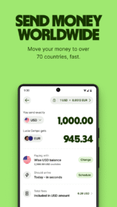 Wise: International Transfers 8.116.1 screenshot 2