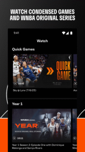 WNBA - Live Games & Scores 18.4.2 screenshot 14