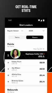 WNBA - Live Games & Scores 18.4.2 screenshot 16
