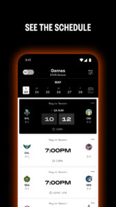 WNBA - Live Games & Scores 18.3.1 screenshot 2