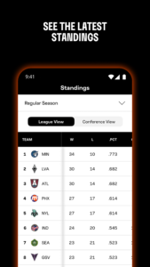 WNBA - Live Games & Scores 18.3.0 screenshot 13