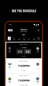 WNBA - Live Games & Scores 18.3.0 screenshot 10