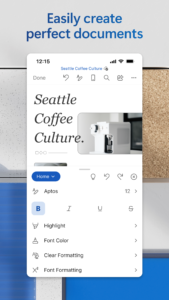 Microsoft Word: Edit Documents 16.0.18827.20066 screenshot 3