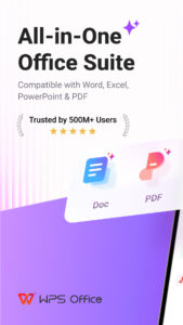 WPS Office-PDF, Word, Sheet 14.5.0 screenshot 1