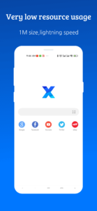 X Browser -Light & Super fast 5.5.1 screenshot 1
