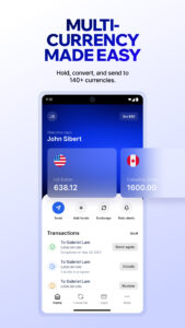 Xe Money Transfer & Converter 7.23.0 screenshot 1