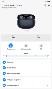 Xiaomi Earbuds 1.29.0i screenshot 3