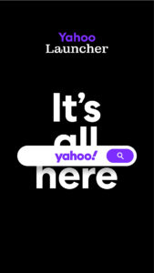 Yahoo Launcher 1.2.1.52 screenshot 1