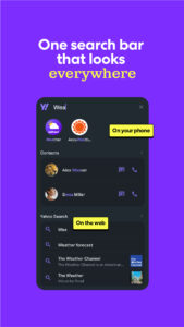 Yahoo Launcher 1.2.1.52 screenshot 2