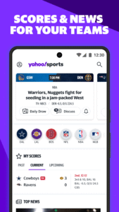 Yahoo Sports: Scores and News 11.12.1 screenshot 1