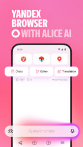 Yandex Browser with Alice AI 25.6.0.271 screenshot 1