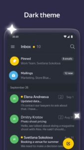 Yandex Mail: Email & Cloud 9.4.1 screenshot 5
