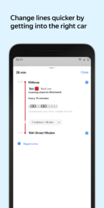Yandex Metro 3.7.3 screenshot 4