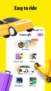 Yandex Go: Taxi Food Delivery 5.33.0 screenshot 2