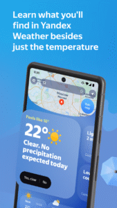 Yandex Weather & Rain Radar 2.10 screenshot 1