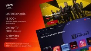youtv - ТV, movies, Android TV 4.28.2 screenshot 1