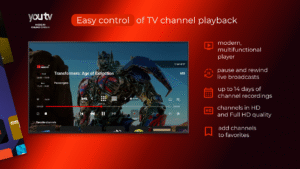 youtv - ТV, movies, Android TV 4.28.2 screenshot 2