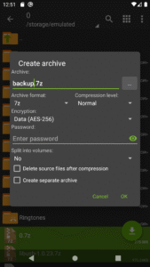 ZArchiver 1.0.10 screenshot 4