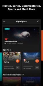 Zattoo - TV Streaming App (Android TV) 2.2524.0 screenshot 3