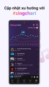 Zing MP3 25.05 screenshot 3