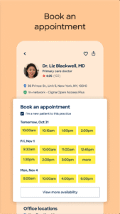 Zocdoc - Find and book doctors 3.194.0 screenshot 4
