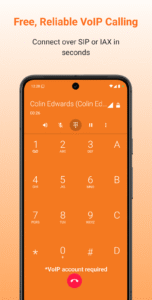 Zoiper IAX SIP VOIP Softphone 2.24.10 screenshot 1
